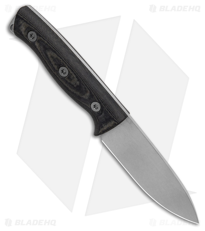 White River Knives Ursus Cub MagnaCut Knife Black/OD Green Micarta (3.5" SW)
