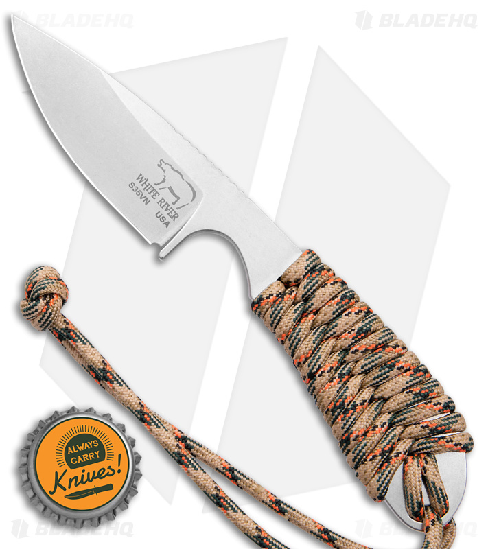 White River Knives M1 Backpacker Camo Para (SW) - Blade HQ