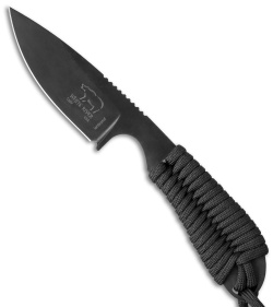 White River Knives Backpacker Knife Black Paracord (3" Black)