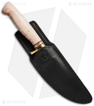 White River Knives Traditional Large Clip Point Hunting Knife Tiger Stripe Maple