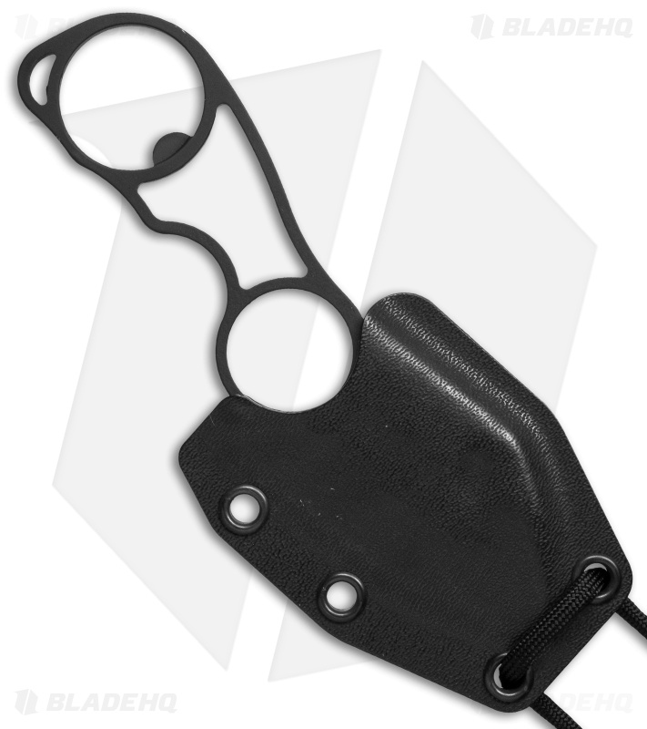 White River Knives Knucklehead Neck Knife (3.875" Black)