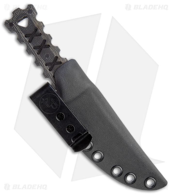 Williams Blade Design HZM Mini Kaiken Knife Black Micarta (3.5" Black) HZM-001