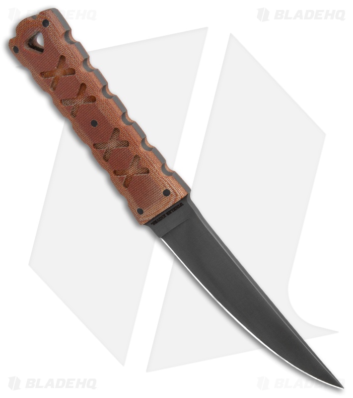 Williams Blade Design HZK Fixed Blade Knife Brown Micarta Blade HQ