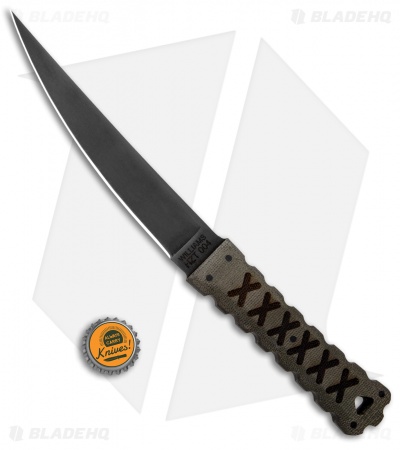Williams Blade Design HZT Fixed Blade Knife Micarta (6.4" Black) HZT-004