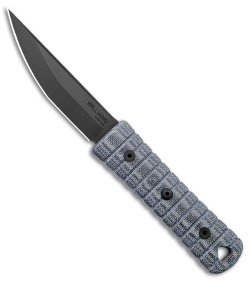 Williams Blade Design Osoraku Zukuri Mini Kaiken Black Micarta (3.6" Black)