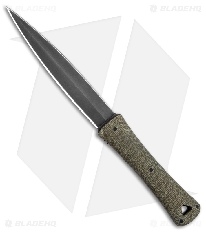 Williams Blade Design SMD Fixed Blade Knife Canvas Micarta (5.8" Gray) SMD-003
