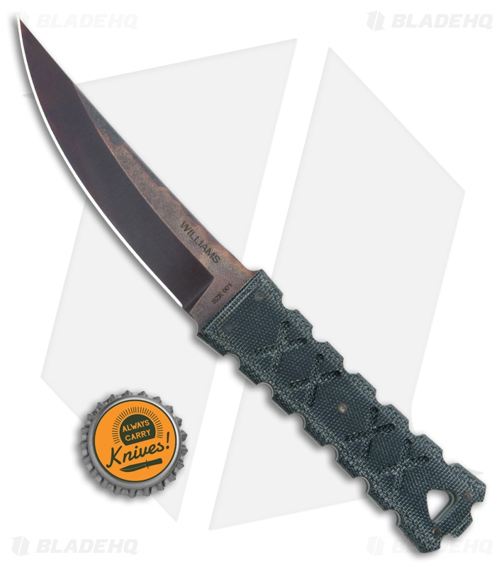 Williams Blade Design SZK Black Canvas Micarta (4.25