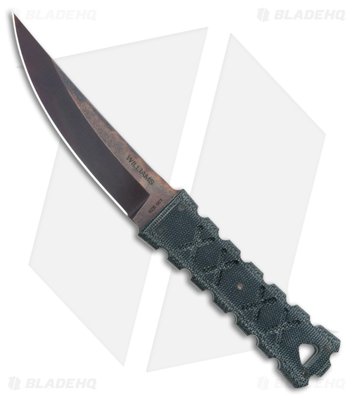 Williams Blade Design SZK Black Canvas Micarta (4.25