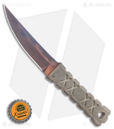 Williams Blade Design SZK Green Canvas Micarta (4.5" Apocalyptic) SZK-002