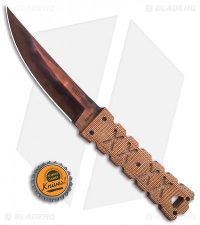 Williams Blade Design SZK Natural Canvas Micarta (4.5" Apocalyptic) SZK-003