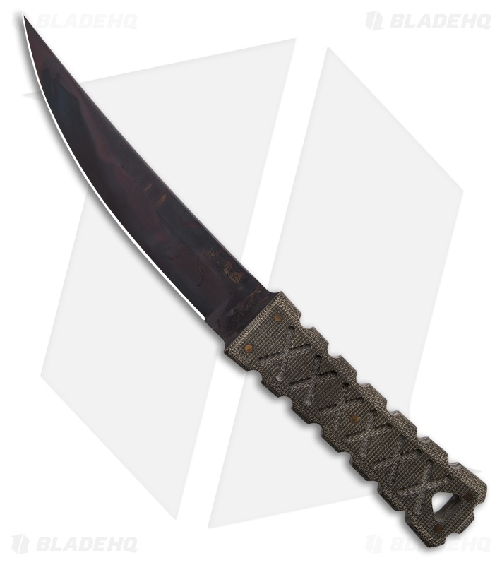 Williams Blade Design SZT Fixed Blade Green Canvas Micarta (5.7" Apocalyptic)