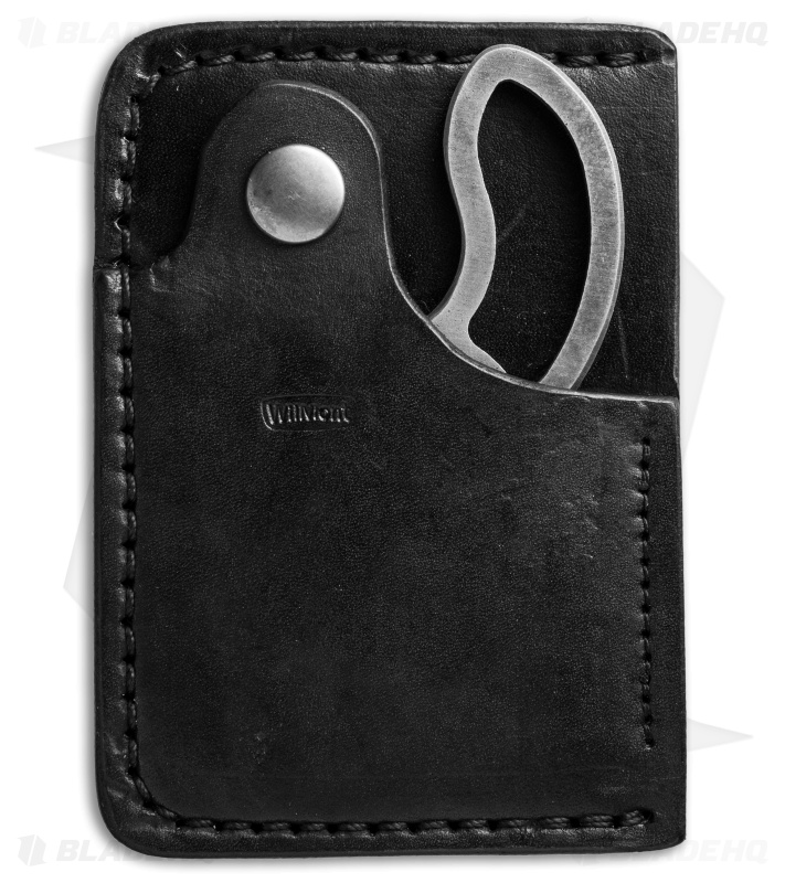 Wilmont Knives Little Skinner Knife + Leather Wallet/Sheath (2.25" Satin)