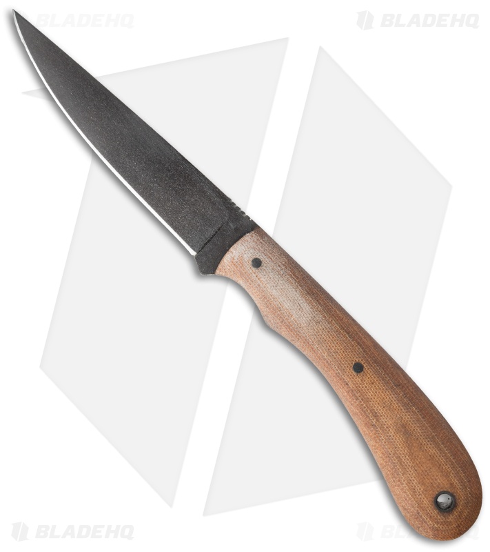 Winkler Knives Operator Fixed Blade Knife Tan Canvas Laminate (4" Caswell)