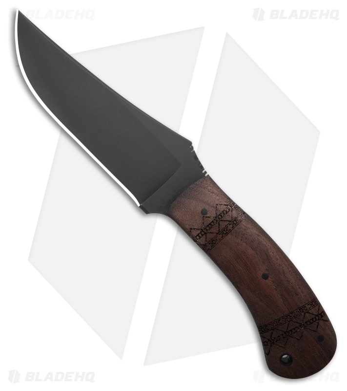 Winkler Knives Belt Knife Fixed Blade Walnut Tribal (4.75" Caswell)