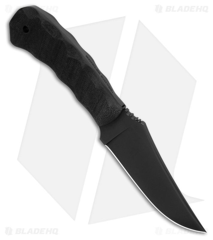 Winkler Knives Blue Ridge Hunter Knife Black - Blade HQ