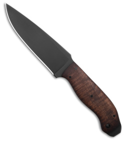 Winkler Knives Drop Point Crusher Fixed Blade Knife Maple (5.25" Black)