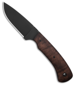 Winkler Knives Huntsman Fixed Blade Knife Maple Wood (3.5" Black)