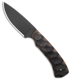 Winkler Knives Huntsman Fixed Blade Knife Wasp Micarta (3.5" Black)