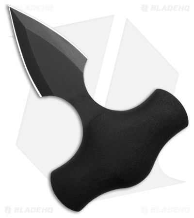 Winkler Knives Push Dagger Fixed Blade Knife Black Laminate (2.75" Caswell)