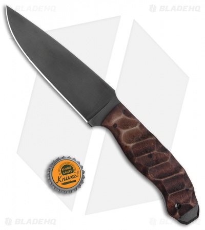 Winkler Knives Drop Point Crusher Fixed Blade Sculpted Maple (5.25" Caswell)