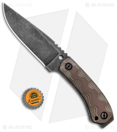 Winkler Knives Survival Striker Fixed Blade Knife Camo G-10 (5.25" Caswell)