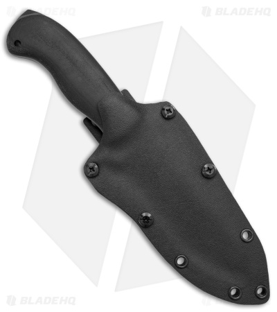 Winkler Knives Utility Crusher Knife Black Canvas Laminate (4.8" Caswell)