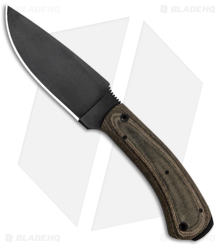 Winkler Knives Woodsman Fixed Knife Black Canvas - Blade HQ