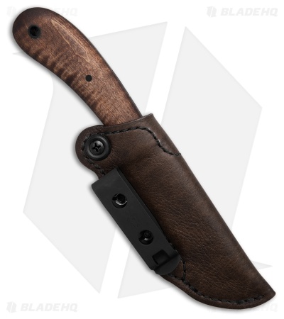 Winkler Standard Duty 1 Fixed Blade Knife Maple Wood (3.3" Black)