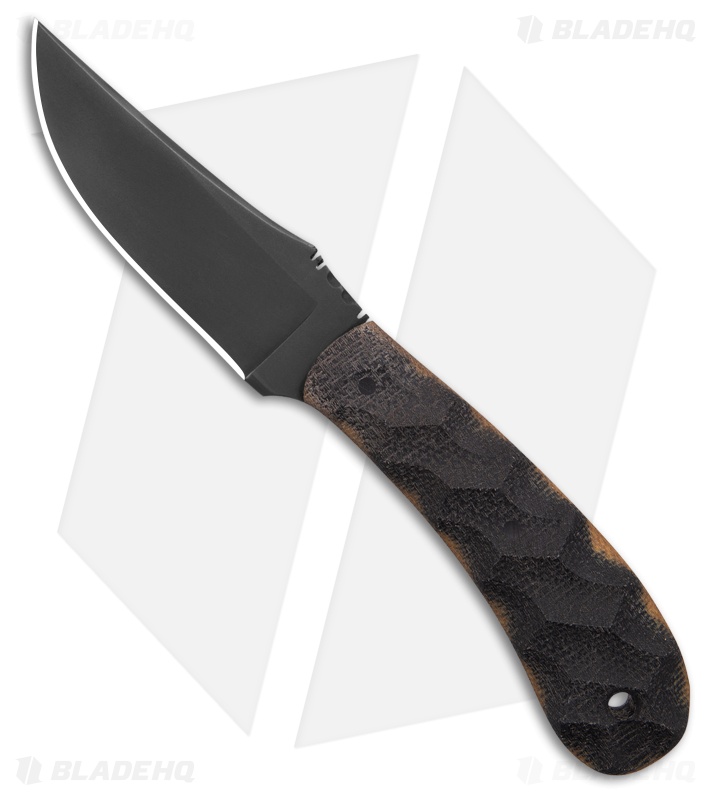 Winkler Standard Duty 1 Fixed Blade Knife Sculpted Wasp Laminate (3.3" Black)