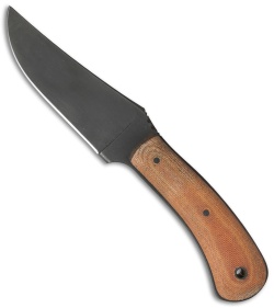 Winkler Knives Blue Ridge Hunter Fixed Blade Tan Canvas Laminate (4.1&quot; Black) | 40617