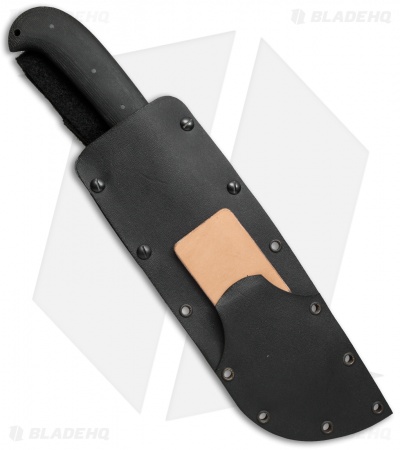 Winkler Knives Camp Knife Fixed Blade Black Micarta (10" Caswell)
