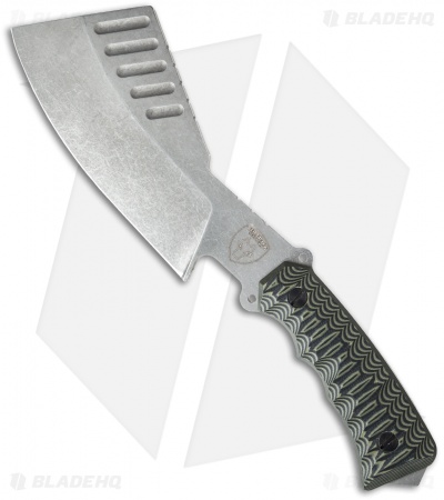 Wolfpack Survival Rough Wolf Knife Green/Black G-10 (7.5" Stonewash) WP4