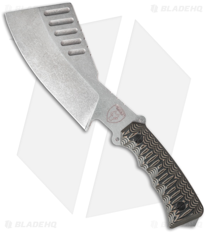 Wolfpack Survival Rough Wolf Knife Tan/Black G-10 (7.5" Stonewash) WP4
