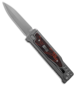 Reate EXO-M D/E Manual OTF Knife Titanium/Black Orange G-10 (3.25" Satin)