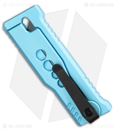Reate EXO-U Gravity Knife Blue Speedhole Aluminum (2.3" Utility)