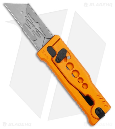reate exo-u Reate EXO-U Gravity Knife Orange Speedhole Aluminum