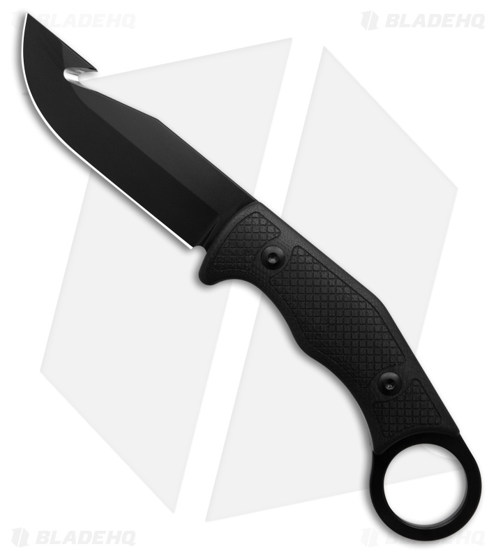 Daily Carry Co. Garuda Fixed Blade Knife Black G10 Composite (3.625" Black)