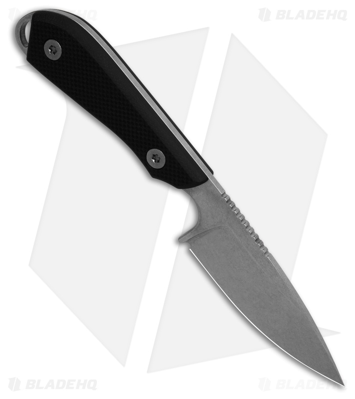 White River Knives M1-PRO MagnaCut Fixed Blade Knife Black G-10 (3" Stonewash)
