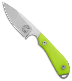 White River Knives M1-PRO MagnaCut Fixed Blade Knife Green HI-Vis G-10 (3&quot; SW) | 207136