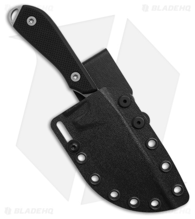 White River Knives M1-Skinner Fixed Blade Knife Black G-10 (3" Stonewash)
