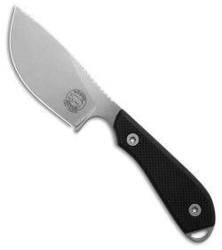 White River Knives M1-Skinner Fixed Blade Knife Black G-10 (3" Stonewash)