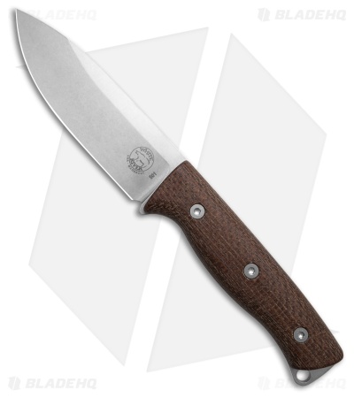 White River Ursus 45 Fixed Blade Knife Natural Burlap (4.5" SW)