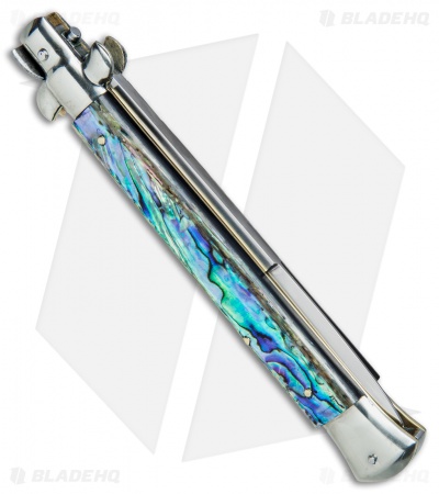AGA Campolin 11" Picklock Automatic Italian Stiletto Abalone (5" Satin) 2017