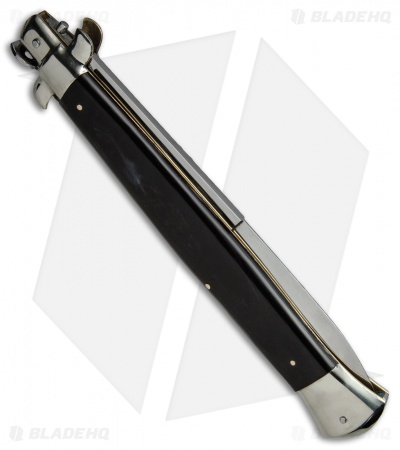 AGA Campolin 18" Italian Stiletto Knife Brazilian Horn (8" Satin Bayonet)