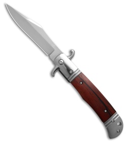 9&quot; CZ Bolster Release Automatic Knife Rosewood (4&quot; Satin) | 223667