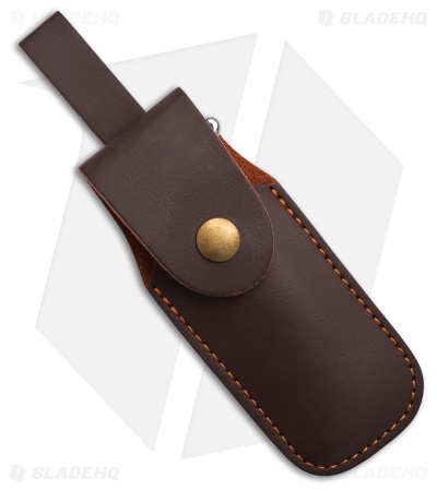 9" CZ Bolster Release Automatic Knife White Bone (4" Satin)