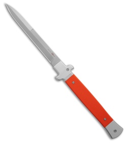 AKC 11" X-Treme Shadow Bolster Release Automatic Knife Orange G-10 (5" SW)