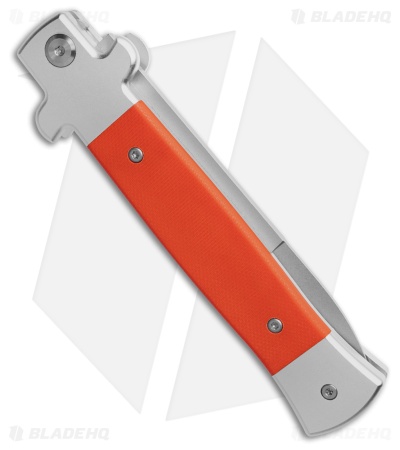 AKC X-Treme Shadow Bolster Release Automatic Knife Orange G-10 (4" SW)