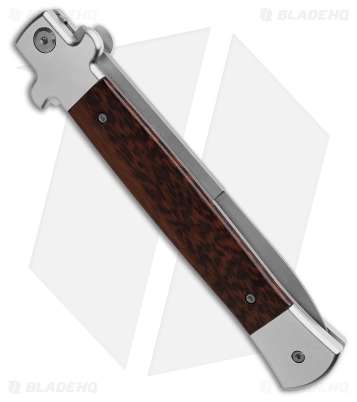 AKC X-Treme 11" Shadow Bolster Release Automatic Knife Snakewood (5" SW)