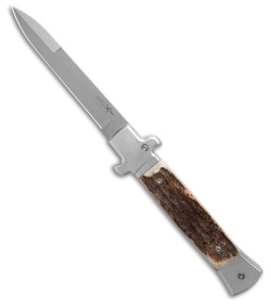AKC X-Treme 9" Shadow Bolster Release Automatic Knife Stag (4" SW)